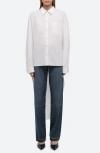 Helmut Lang Apex Tail Shirt In White - 100
