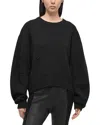 Helmut Lang Ribbed Wool-blend Jumper In Black