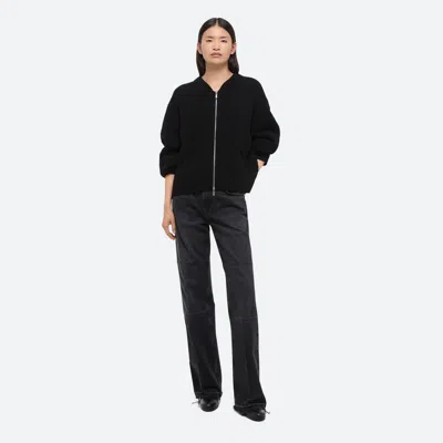 Helmut Lang Apex Zip Sweater In Black