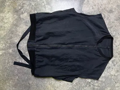 Pre-owned Helmut Lang Archive Silk Bondage Vest In Black