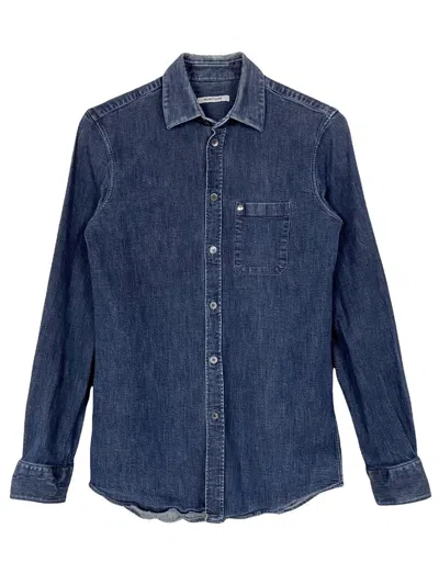 Pre-owned Helmut Lang Archive/vintage Denim Shirt (jeans In Blue