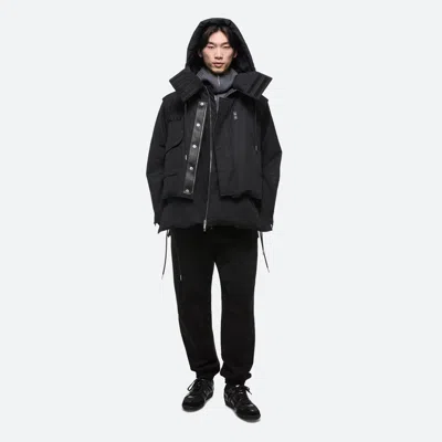 Helmut Lang Arctic Double Puffer In Black