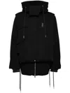 Helmut Lang Arctic Double Puffer Jacket In Black
