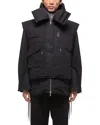 Helmut Lang Arctic 3-in-1 Down Parka In Black