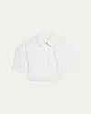 Helmut Lang Articulated Short-sleeve Shirt In White