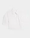 Helmut Lang Articulated Short-sleeve Shirt In Wht