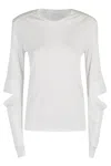 Helmut Lang Astro Crew In White