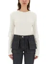 Helmut Lang Classic Round Neck Long-sleeved T-shirt