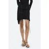 Helmut Lang Lace-up Mini Skirt - Women's - Spandex/elastane/rayon/nylon/polyester In Black