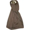 Helmut Lang Asymmetric Belted Crepe Dress In Brown Polyester In Brown