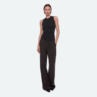 Helmut Lang Asymmetric Cutout Tank In Black