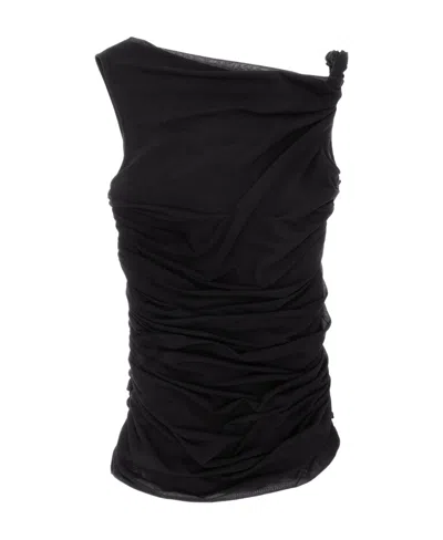 Helmut Lang Asymmetric Sleeveless Top
