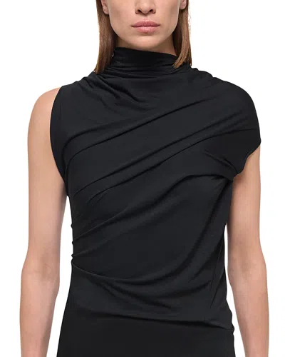 Helmut Lang Sleeveless Wind Top In Black