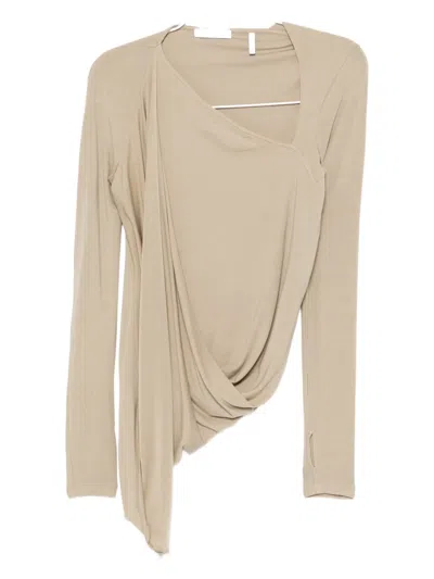 Helmut Lang Asymmetric Top In Neutral