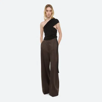 Helmut Lang Asymmetrical Protection Top In Black