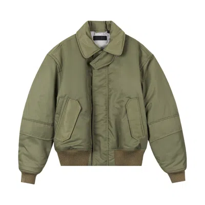 Pre-owned Helmut Lang Aviator Bomber Jacket 'green' | Men's Size Xs