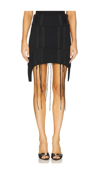 Helmut Lang Aviator Skirt In Black