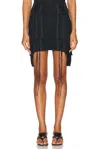 Helmut Lang Aviator Skirt In Black