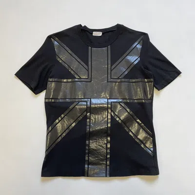 Pre-owned Helmut Lang A/w 97 Union Jack ‘backstage' Print T Shirt
