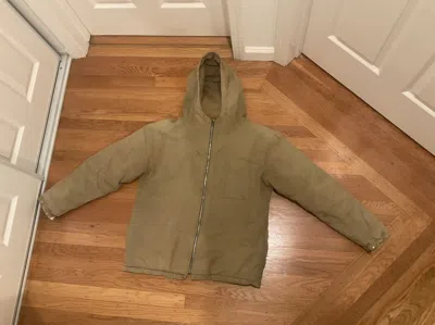 Pre-owned Helmut Lang Aw 98 Vintage Cotton Parka In Sand