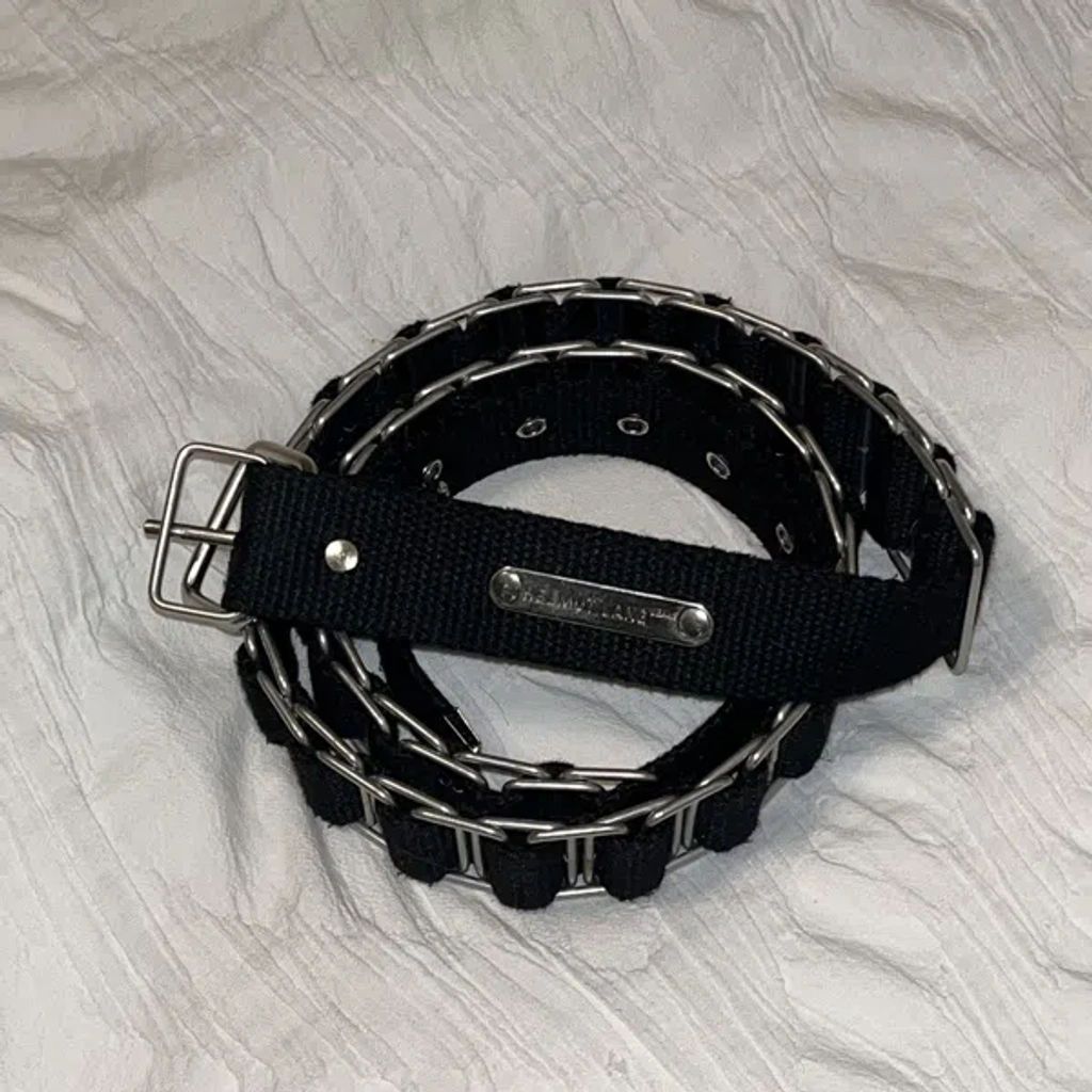 今年も話題の Chain Aw98 Lang Helmut Pre-owned Belt ModeSens | Black In 小物
