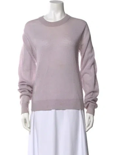 Pre-owned Helmut Lang Baby Alpaca Crew Neck Sweater In Purple