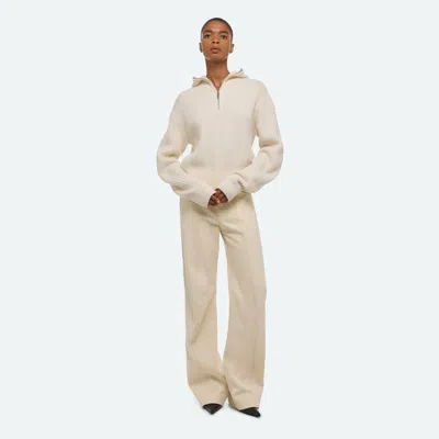 Helmut Lang Balaclava Hoodie In White