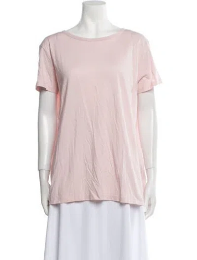 Pre-owned Helmut Lang Bateau Neckline Short Sleeve T-shirt W/ Tags In Neutral