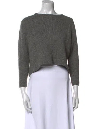 Pre-owned Helmut Lang Bateau Neckline Sweater In Gray