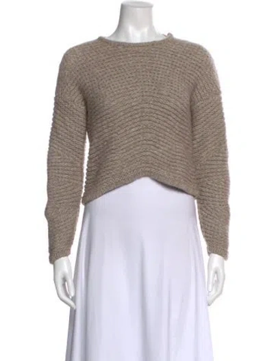 Pre-owned Helmut Lang Bateau Neckline Sweater In Neutral