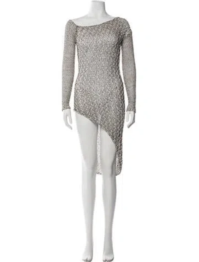 Pre-owned Helmut Lang Bateau Neckline Sweater In Neutral