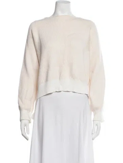 Pre-owned Helmut Lang Bateau Neckline Sweater In Neutrals