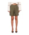 Helmut Lang Short Transparent In Green
