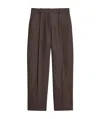 Helmut Lang Belt Loop Wool Casual Pants In Brown