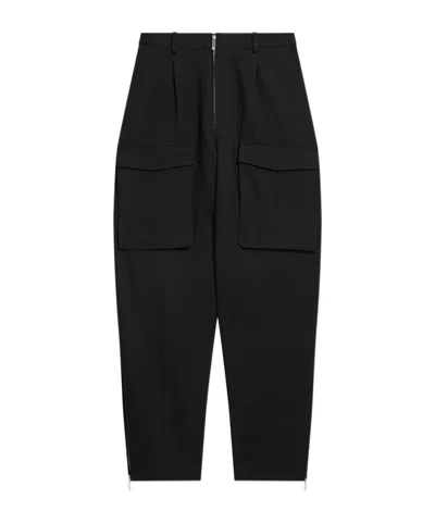 Helmut Lang Belted Casual Pants In Black