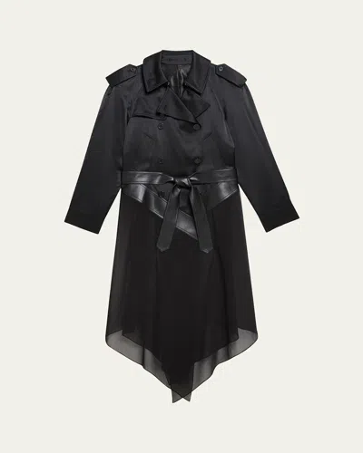 Helmut Lang Belted Scarf Trench Coat