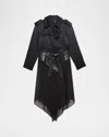 Helmut Lang Belted Scarf Trench Coat