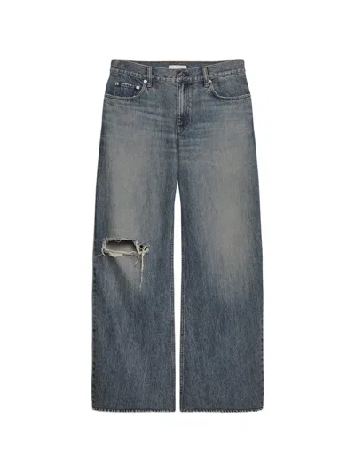 Helmut Lang Belt-loops Jeans In Blue