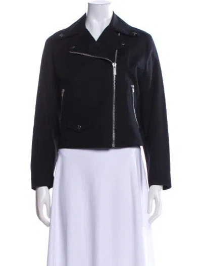 Pre-owned Helmut Lang Biker Jacket In Black