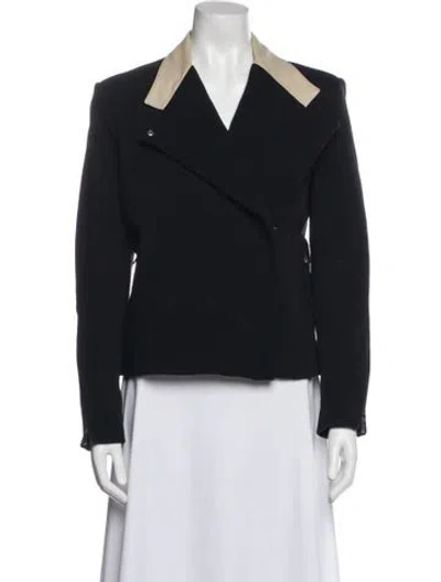 Pre-owned Helmut Lang Biker Jacket In Blue