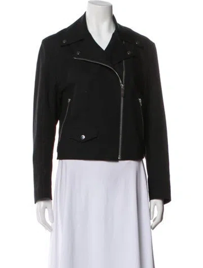 Pre-owned Helmut Lang Biker Jacket In Green