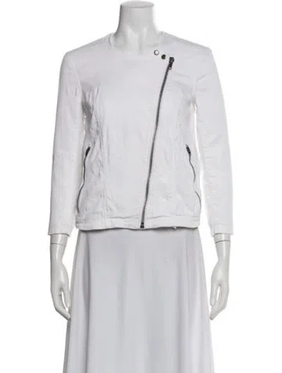 Pre-owned Helmut Lang Biker Jacket In Neutral