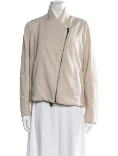 Pre-owned Helmut Lang Biker Jacket In Neutral