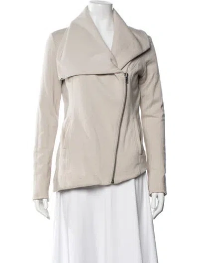 Pre-owned Helmut Lang Biker Jacket In Neutral