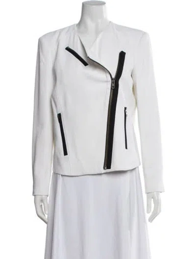 Pre-owned Helmut Lang Biker Jacket In Neutrals