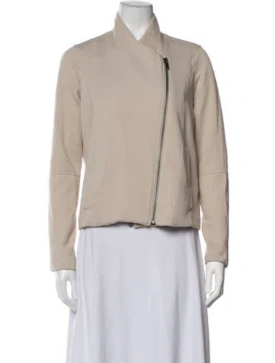 Pre-owned Helmut Lang Biker Jacket In Neutrals