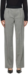 Helmut Lang Black & White Pull-on Trousers In Blk/whte Multi - Acx