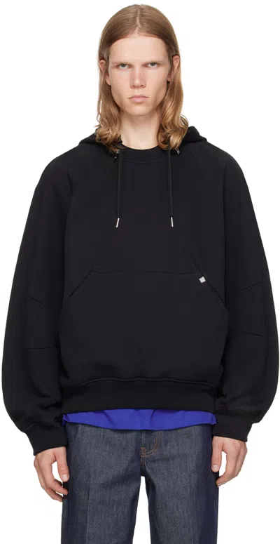 Helmut Lang Mega Zipped Hoodie In Black