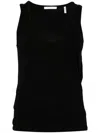 Helmut Lang Black Convertible Tank Top In Black