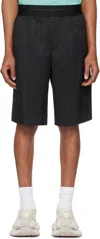 Helmut Lang Short Car Tailored In Black/black - A3p